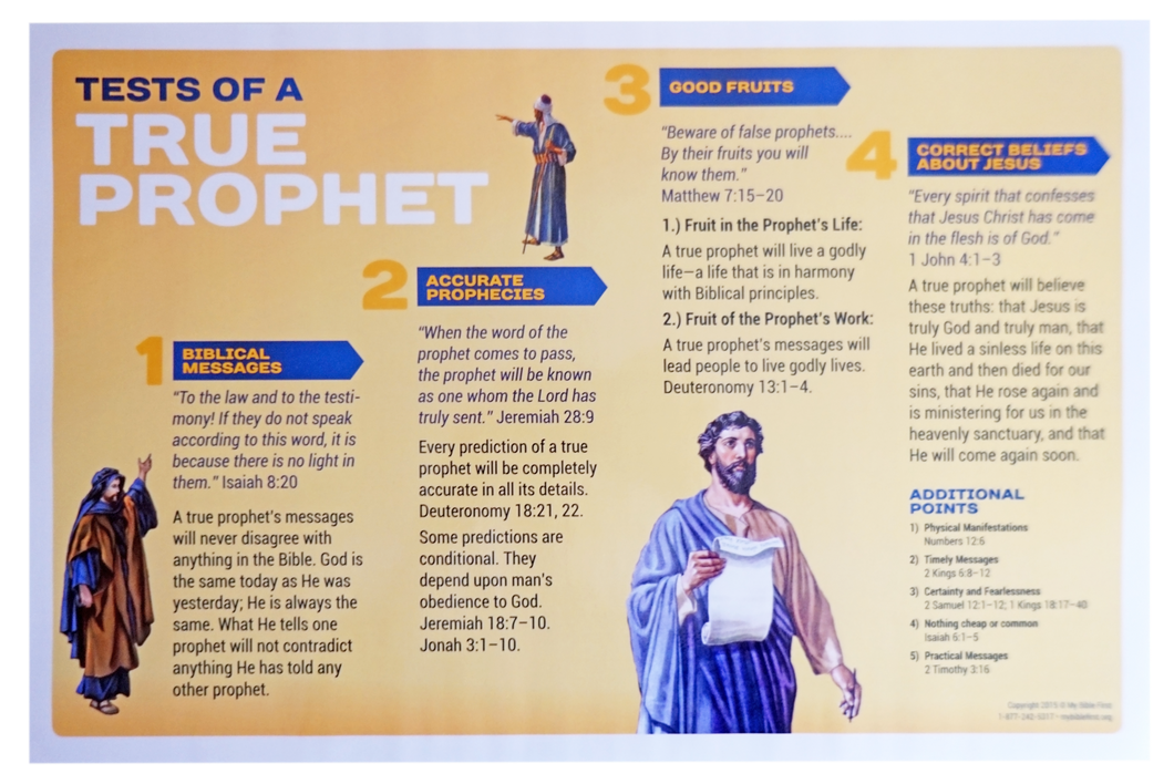 Tests of a True Prophet Poster