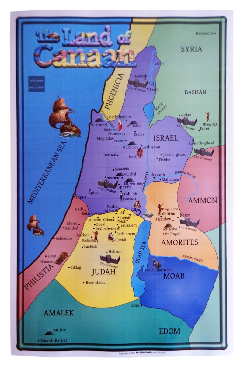 The Land of Canaan Poster Messiah's Mansion Bookstore