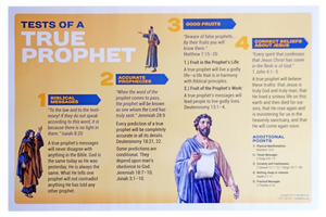 Tests of a True Prophet Poster
